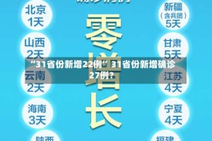 “31省份新增22例” 31省份新增确诊27例？