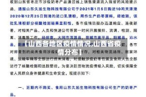 【山西各地区疫情情况,山西省疫情分布】