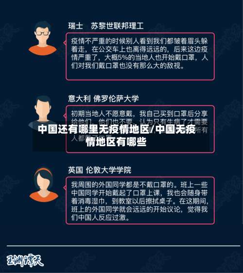 中国还有哪里无疫情地区/中国无疫情地区有哪些-第2张图片