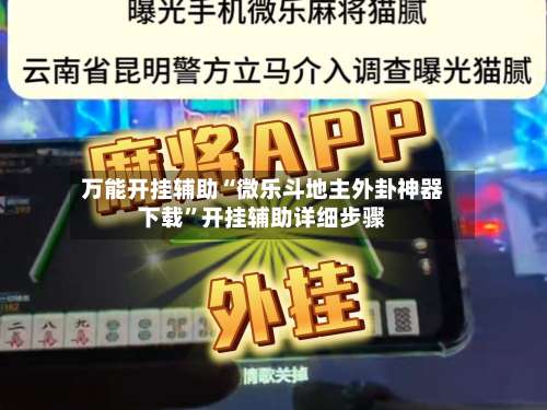 万能开挂辅助“微乐斗地主外卦神器下载”开挂辅助详细步骤-第2张图片