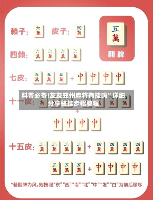 科普必备!友友邳州麻将有挂吗”详细分享装挂步骤教程-第2张图片