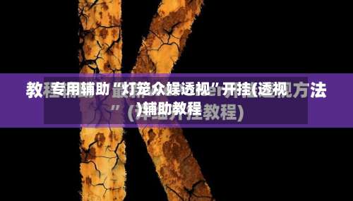 专用辅助“灯笼众娱透视”开挂(透视)辅助教程-第1张图片