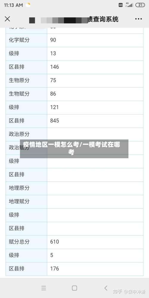 疫情地区一模怎么考/一模考试在哪考-第2张图片