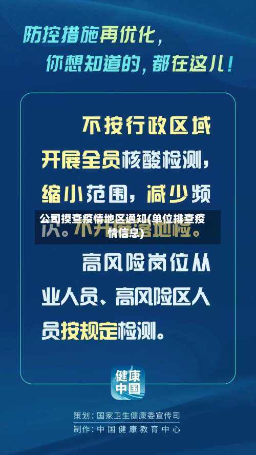 公司摸查疫情地区通知(单位排查疫情信息)-第2张图片