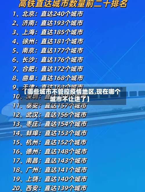 【哪些城市不管控疫情地区,现在哪个城市不让进了】-第1张图片