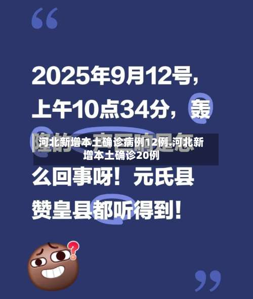 河北新增本土确诊病例12例.河北新增本土确诊20例-第1张图片